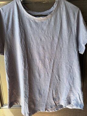 Sonoma womens Sleeve Crew Neck Tee in Dusty Blue